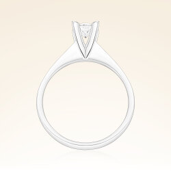 G Renk 0,50 Karat HRD Sertifikalı Tektaş Pırlanta Yüzük - 3