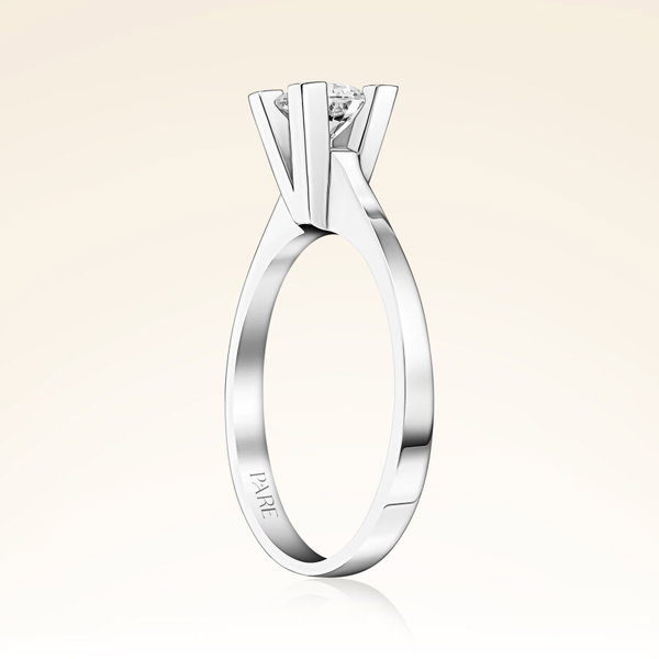 G Renk 0,50 Karat HRD Sertifikalı Tektaş Pırlanta Yüzük - Pare Pırlanta