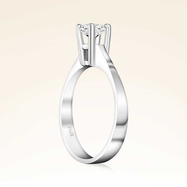 G Renk 0,50 Karat HRD Sertifikalı Tektaş Pırlanta Yüzük - Pare Pırlanta