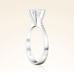 G Renk 0,50 Karat HRD Sertifikalı Tektaş Pırlanta Yüzük - 2