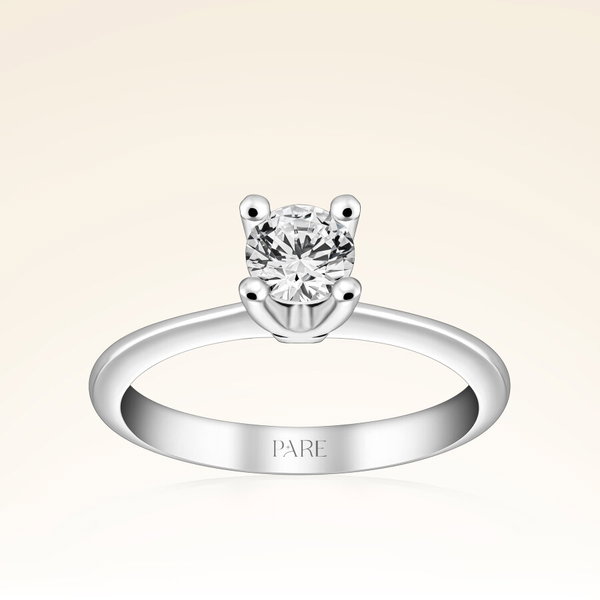 G Renk 0,50 Karat HRD Sertifikalı Tektaş Pırlanta Yüzük - Pare Pırlanta