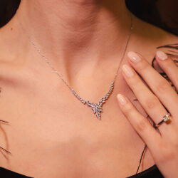 G Renk 0,50 Karat Pırlanta Gerdanlık - 3