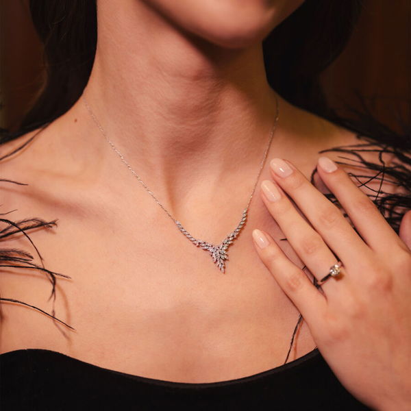 G Renk 0,50 Karat Pırlanta Gerdanlık - Pare Pırlanta