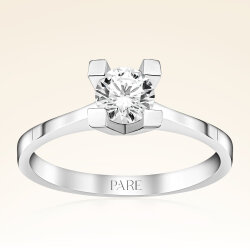 G Renk 0,60 Karat HRD Sertifikalı Tektaş Pırlanta Yüzük - 1