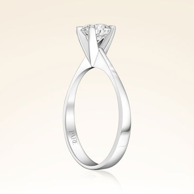 G Renk 0,60 Karat HRD Sertifikalı Tektaş Pırlanta Yüzük - Pare Pırlanta