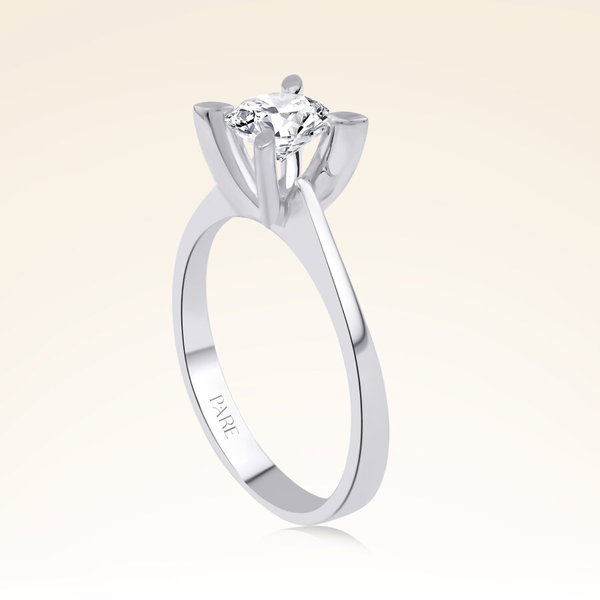 G Renk 0,70 Karat HRD Sertifikalı Tektaş Pırlanta Yüzük - Pare Pırlanta