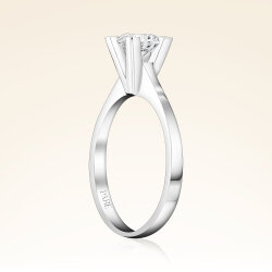 G Renk 0,70 Karat HRD Sertifikalı Tektaş Pırlanta Yüzük - 2