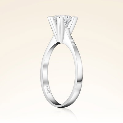 G Renk 0,70 Karat HRD Sertifikalı Tektaş Pırlanta Yüzük - Pare Pırlanta