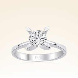 G Renk 0,80 Karat HRD Sertifikalı Tektaş Pırlanta Yüzük - 1