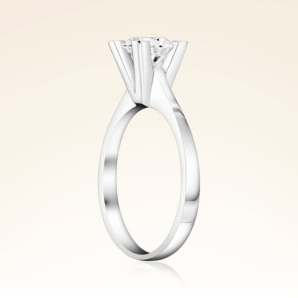 G Renk 0,90 Karat HRD Sertifikalı Tektaş Pırlanta Yüzük - Pare Pırlanta