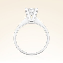 G Renk 0,90 Karat HRD Sertifikalı Tektaş Pırlanta Yüzük - 3