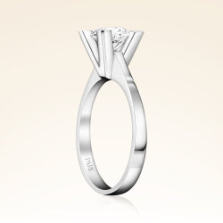 G Renk 1,00 Karat HRD Sertifikalı Tektaş Pırlanta Yüzük - 2