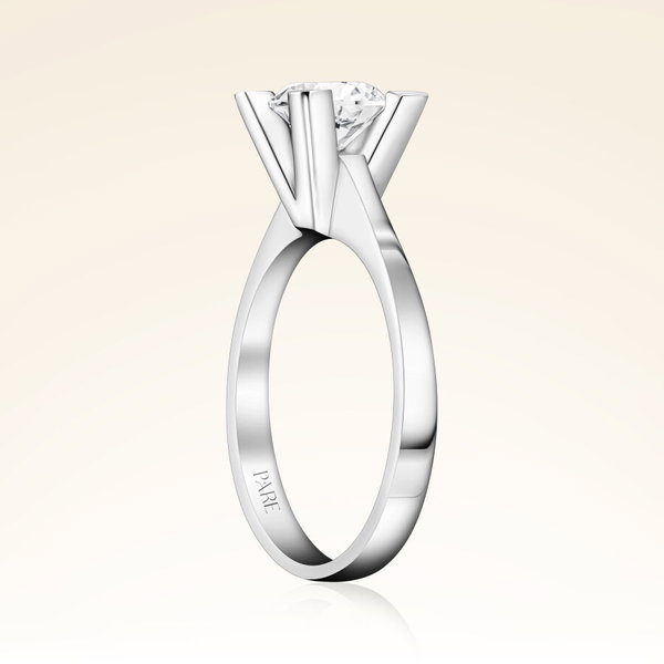 G Renk 1,00 Karat HRD Sertifikalı Tektaş Pırlanta Yüzük - Pare Pırlanta