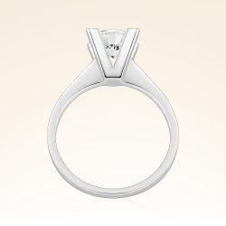 G Renk 1,00 Karat HRD Sertifikalı Tektaş Pırlanta Yüzük - 3