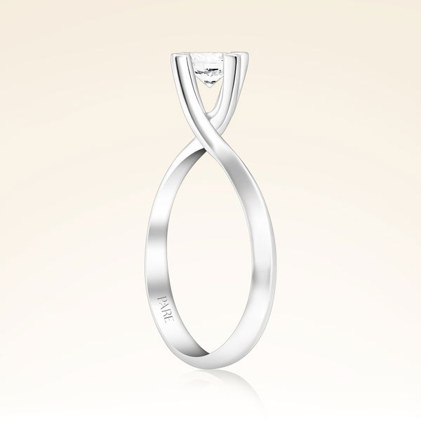 G Renk HRD Sertifikalı 0,40 Karat Tektaş Pırlanta Yüzük - Pare Pırlanta