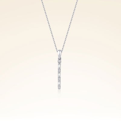 İ Harf Pırlanta Kolye - Pare Pırlanta