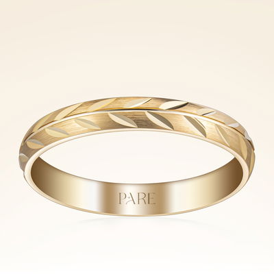 İnce Başak Kadın Alyans - Pare Pırlanta