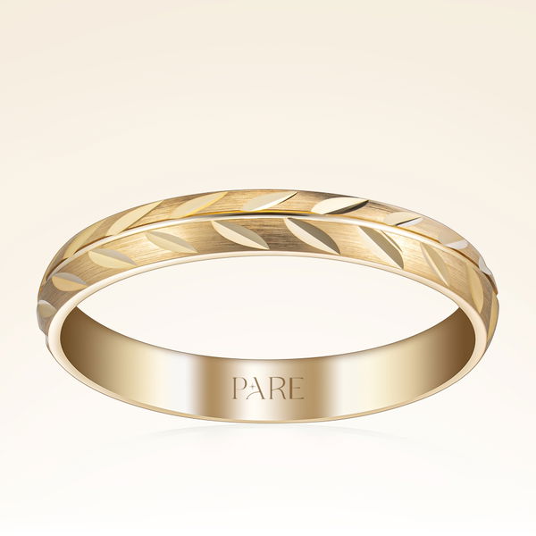 İnce Başak Kadın Alyans - Pare Pırlanta