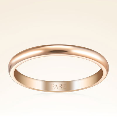 İnce Klasik Erkek Alyans - Pare Pırlanta