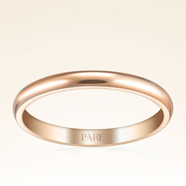 İnce Klasik Erkek Alyans - Pare Pırlanta