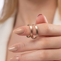 Kare Mat Erkek Alyans - 2