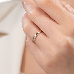 Kenarı Kalemli Kadın Alyans - 3