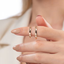 Kenarı Kalemli Kadın Alyans - 4