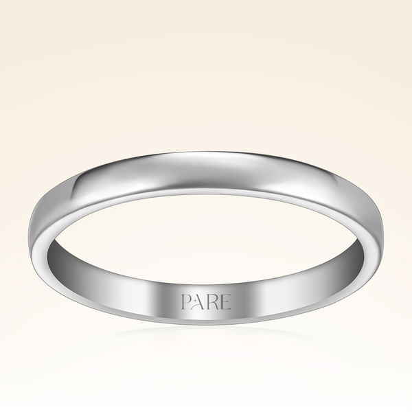 Klasik İnce Düz 2,5 mm Erkek Alyans - Pare Pırlanta