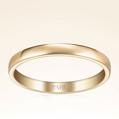 Klasik İnce Düz 2,5 mm Erkek Alyans - Pare Pırlanta