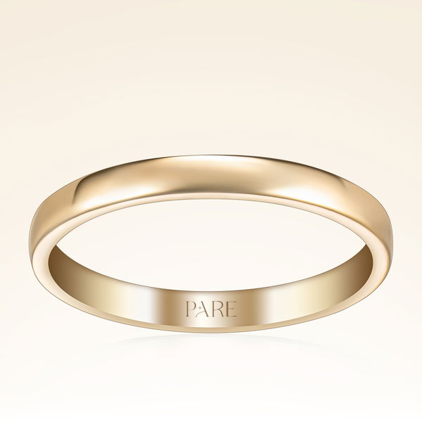 Klasik İnce Düz 2,5 mm Erkek Alyans - Pare Pırlanta