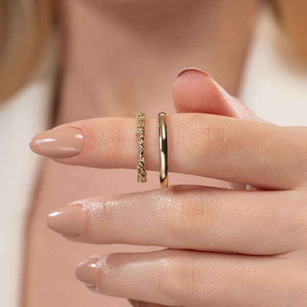 Klasik Erkek Alyans - Pare Pırlanta