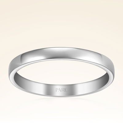 Klasik İnce Düz 3,00 mm Erkek Alyans - Pare Pırlanta
