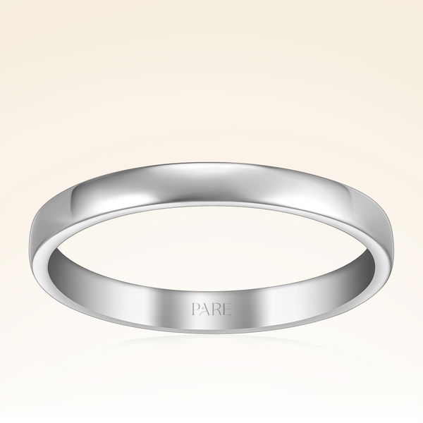 Klasik İnce Düz 3,00 mm Erkek Alyans - Pare Pırlanta