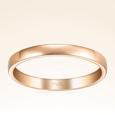 Klasik İnce Düz 3,00 mm Erkek Alyans - Pare Pırlanta