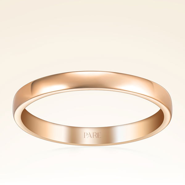 Klasik İnce Düz 3,00 mm Erkek Alyans - Pare Pırlanta