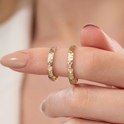 Mat Çekiç Kadın Alyans - 5