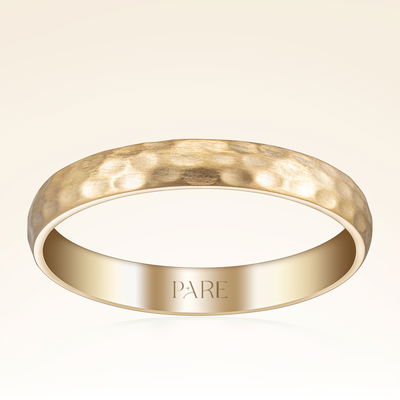 Mat Çekiç Kadın Alyans - Pare Pırlanta