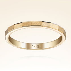 Mat Detaylı Kare Kesim Kadın Alyans - 1