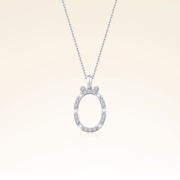 Ö Harf Pırlanta Kolye - Pare Pırlanta