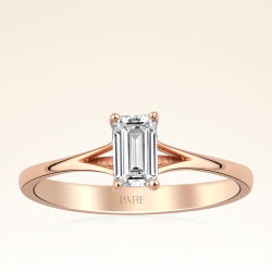 0,50 Karat Oktagon Pırlanta Yüzük - PR00713 - 1