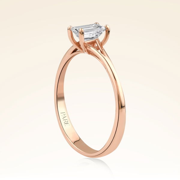 0,50 Karat Oktagon Pırlanta Yüzük - Pare Pırlanta