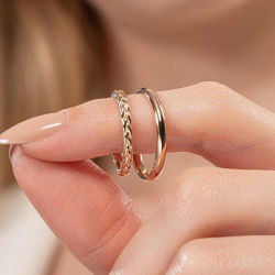 Örgü Çift Alyans - 3