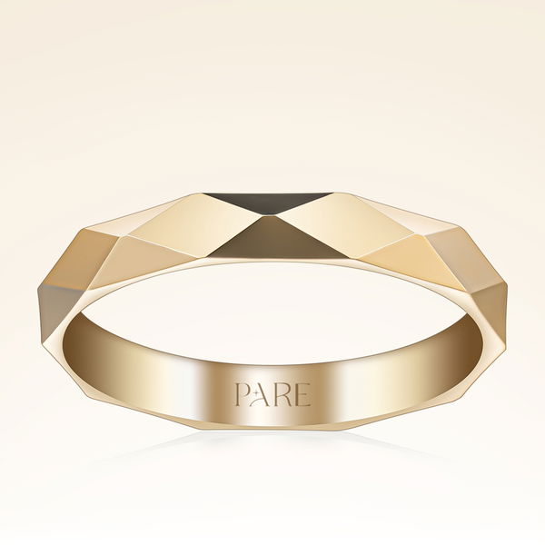 Piramit Kadın Alyans - Pare Pırlanta