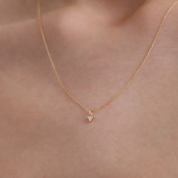 0,02 Karat Pırlanta Üçgen Kolye - PR01541 - 3