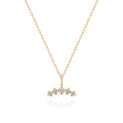 0,05 Karat Pırlanta Beştaş Kolye - PR01547 - 1