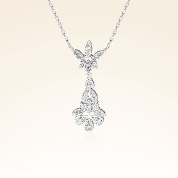 0,42 Karat Pırlanta Fantezi Kolye - Pare Pırlanta