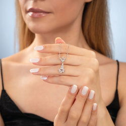 0,42 Karat Pırlanta Fantezi Kolye - 3