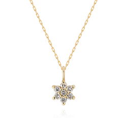 0,10 Karat Pırlanta Yıldız Kolye - PR01550 - 1