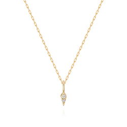 0,01 Karat Pırlanta Minimal Kolye - PR01556 - 1