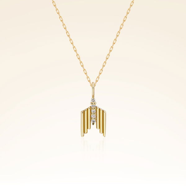 0,02 Karat Pırlanta Minimal Kolye - Pare Pırlanta